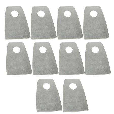 Versa Tool 52mm Flat Cut Stainless Steel Scraper, PK 10 SB10N